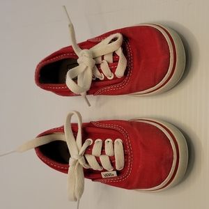 Vans in good condition toddler size 7